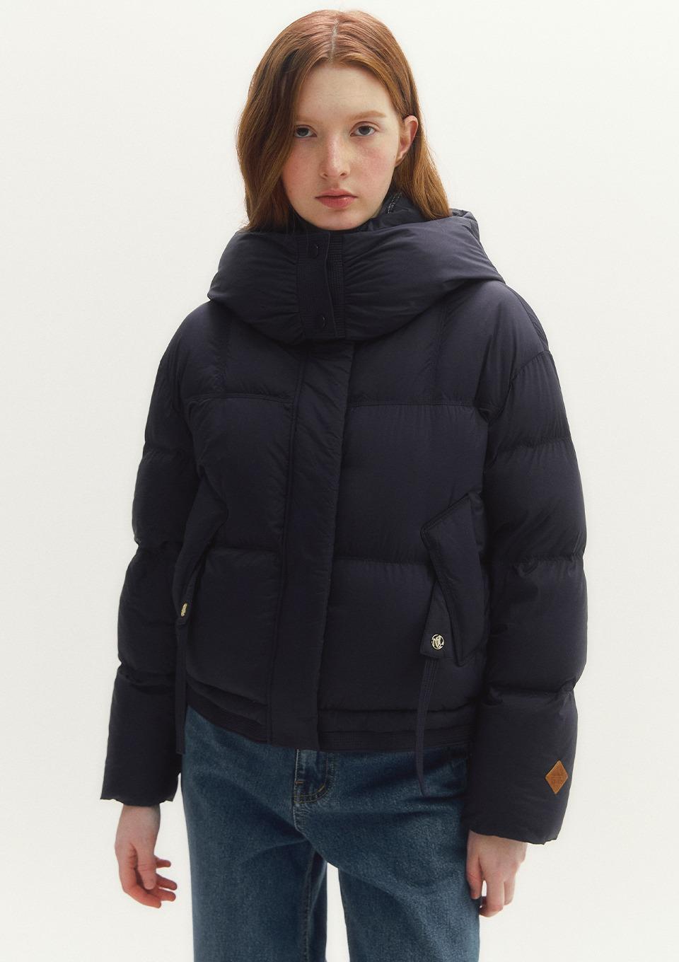 후드 푸퍼 덕다운 패딩(MAFDDW09MNY)