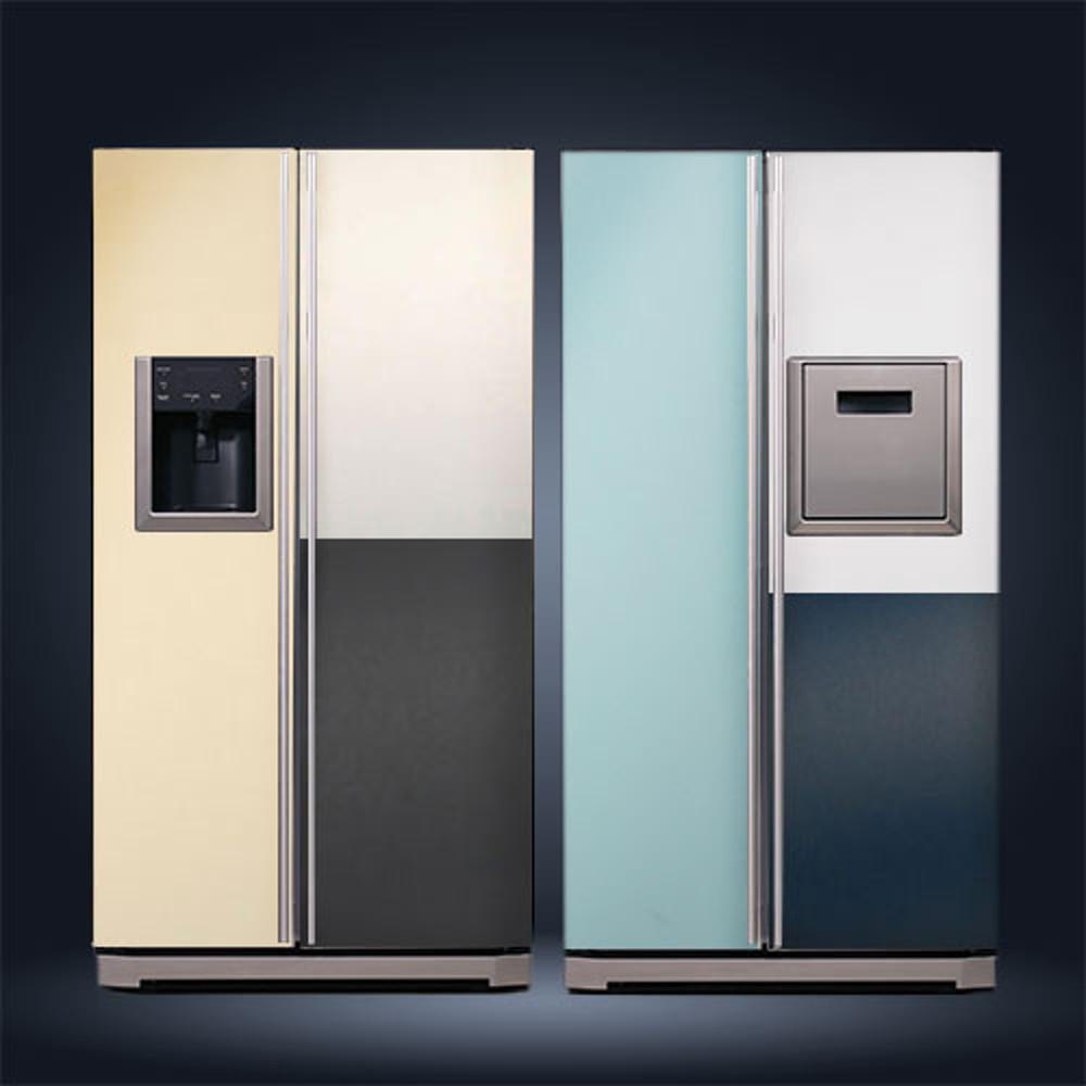 LX 인테리어필름 컬러 냉장고 셀프 리폼 시트지