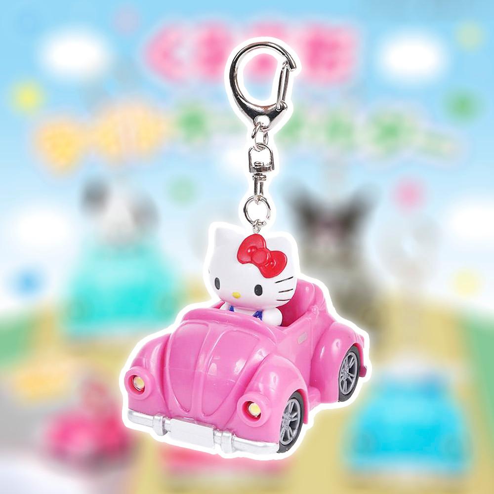산리오 자동차 모양 LED 라이트 마스코트 키홀더 헬로 키티