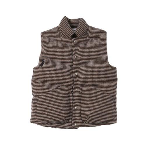 GEORGE WOOL DOWN VEST (GREEN/NAVY)