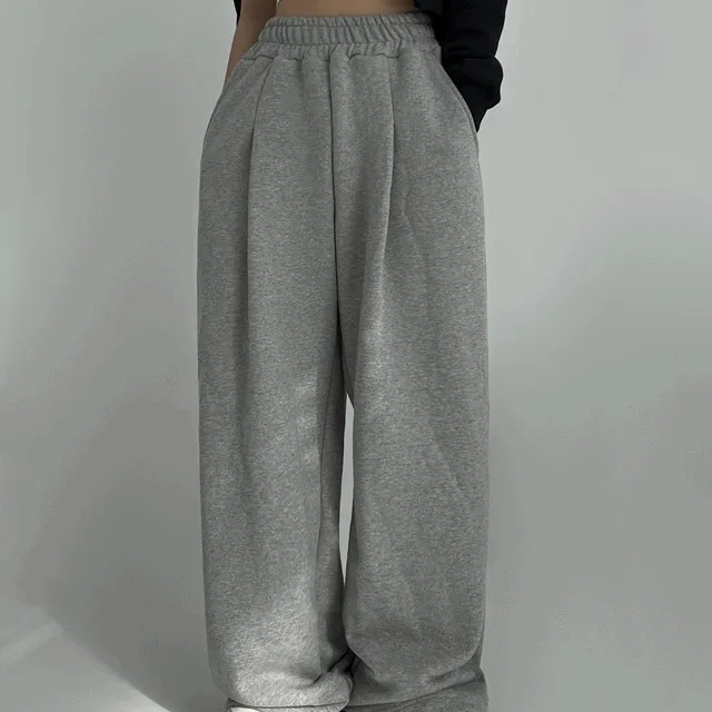 🚀기모선택/부분당일발송🚀 UNISEX 루어 딥원턱 스트링 와이드 팬츠 / 오버핏 원턱 조거 트레이닝 벌룬 바지 와이드팬츠 벌룬팬츠 오버핏팬츠 오버핏바지 트레이닝팬츠 기모바지