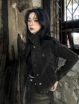 corduroy slim jacket