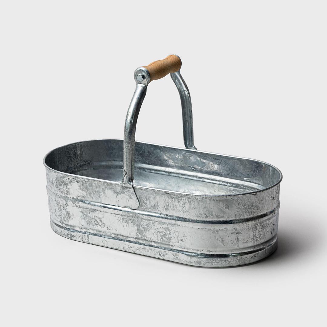 KOVOTVAR Oval Vessel with 1 Wood Handle / 4L