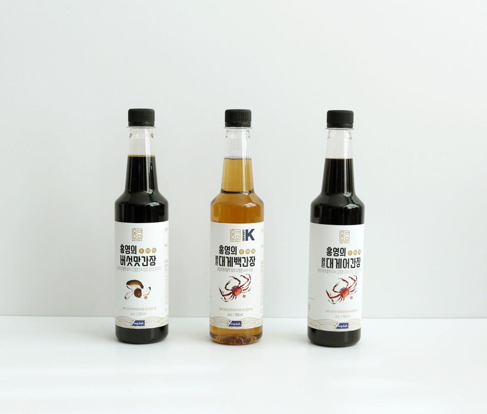 홍영의 어간장 백간장 만능맛 붉은대게 영덕대게 버섯맛 선물세트