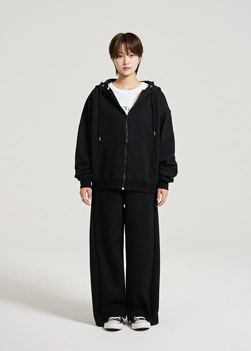 합포쭈리 와이드 벌룬핏 팬츠 / black