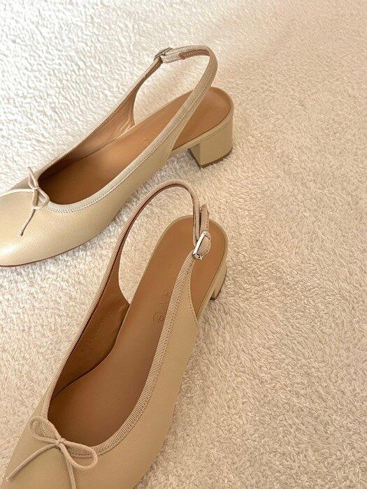 Alexa Slingback Pumps - Canal Beige