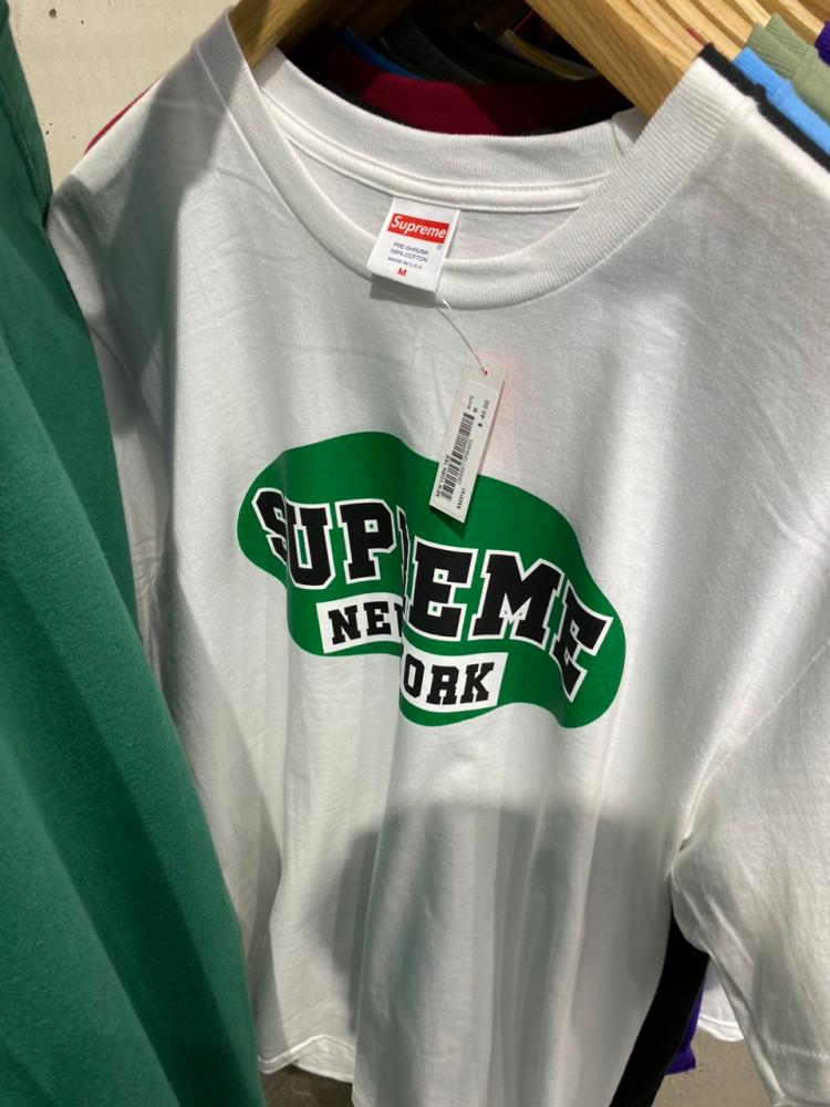 슈프림 뉴욕 반팔티 화이트 Supreme New York Tee SS23