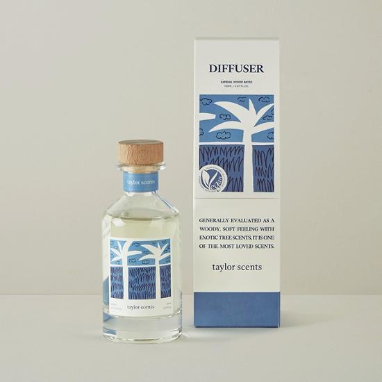 [NEW] 테일러센츠 비건 디퓨저 150ml 2종 택1 (샌달우드모스/일랑일랑허브)