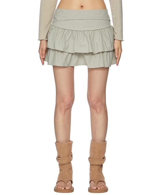 오리 캉캉 쇼트 스커트