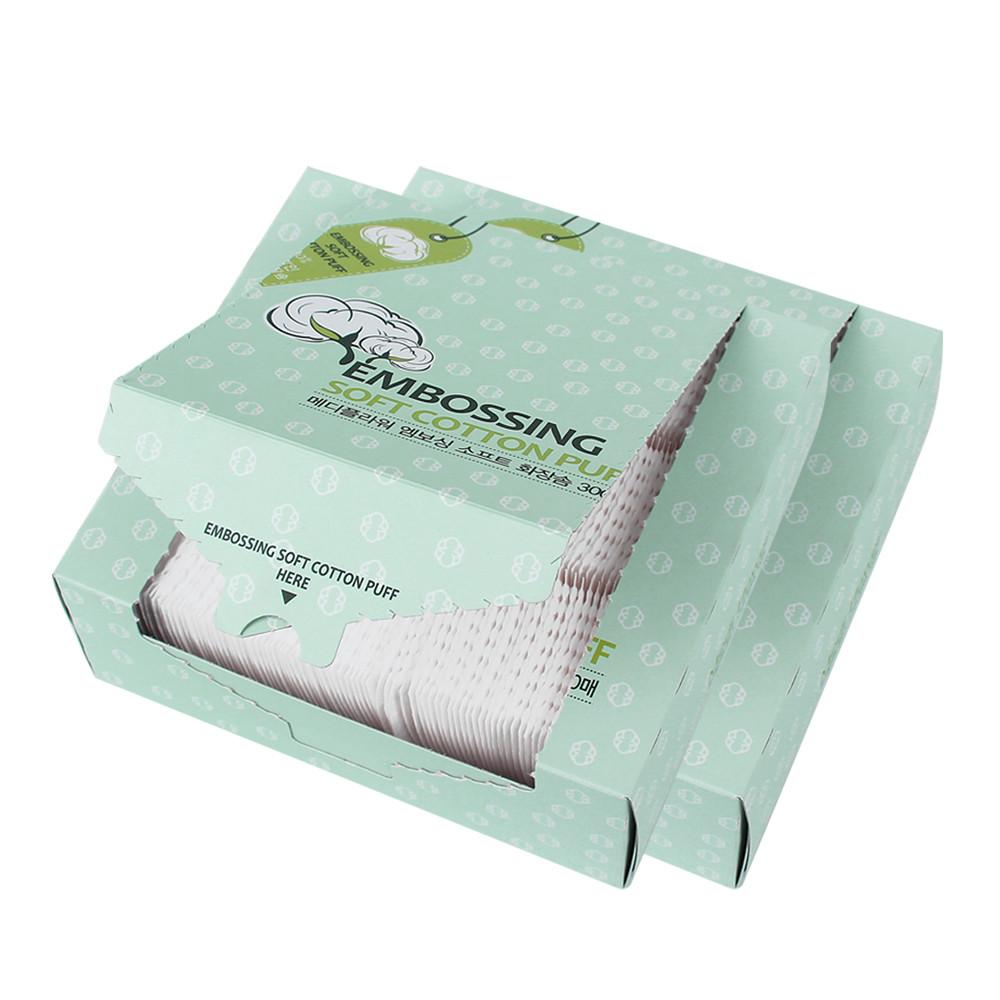 메디플라워 순면 엠보싱 화장솜 300매 1+1