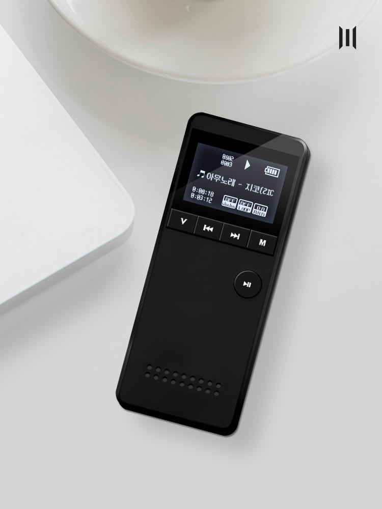 A엠피지오 아테나위크 200시간 연속재생 MP3 플레이어 라디오 레트로 노래 녹음 레코딩