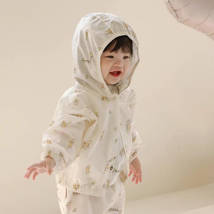 바람이 아기 토끼들에게 살랑살랑 인사하고 가요 - 유아 바람막이