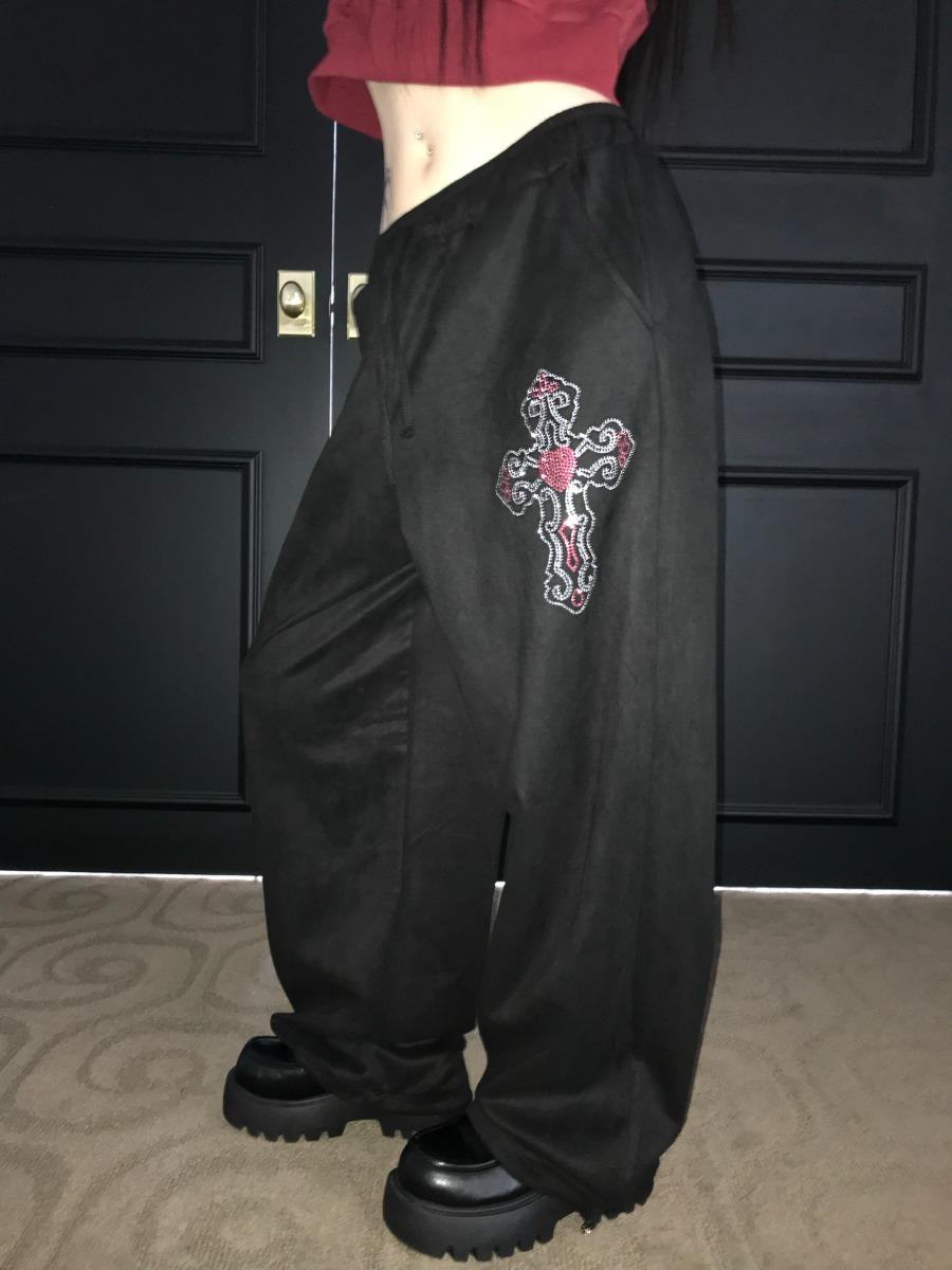 kitsch suede peace pt (2 color )