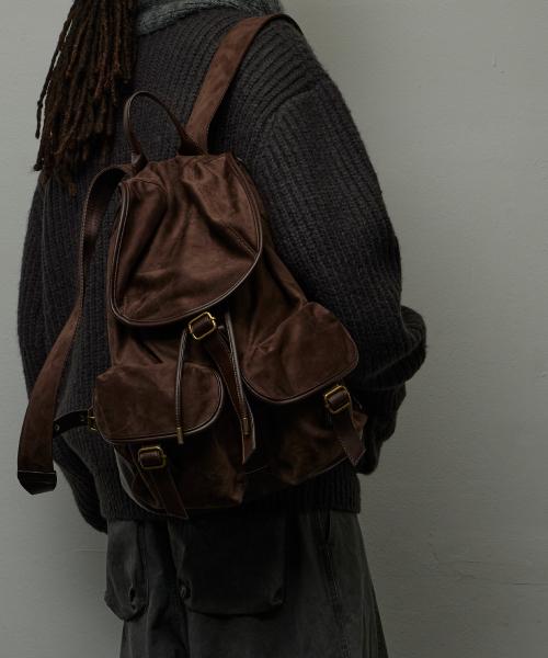 앨버트 스웨이드 럭색 브라운