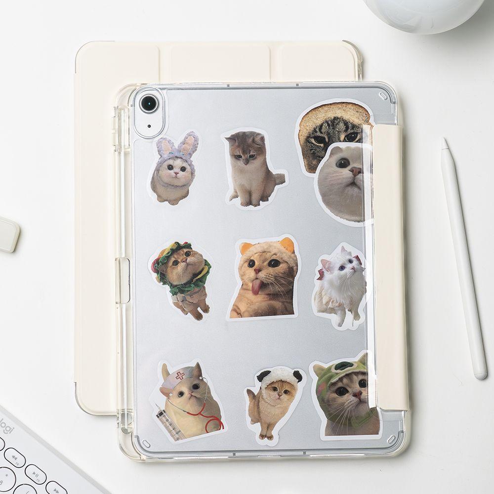 [기종추가/스티커증정] 아이패드 애플펜슬 수납 스마트커버 투명 하드 케이스