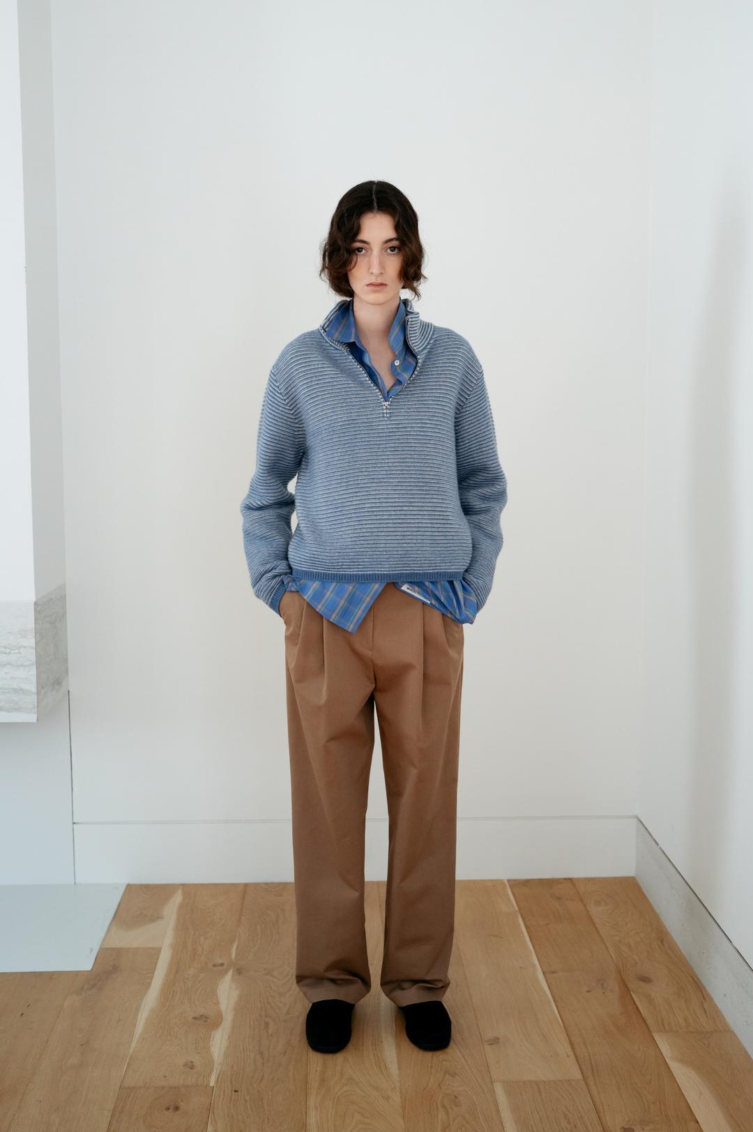 Covent Wool Half Knit (blue)