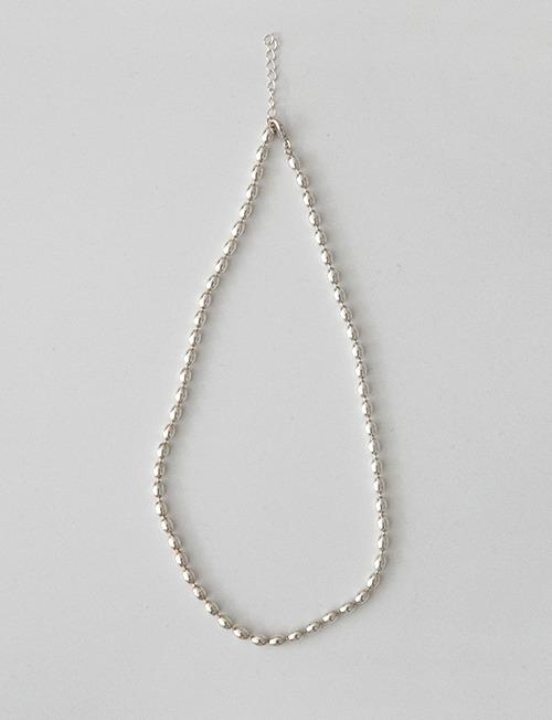 Riso silver necklace [2차 입고]