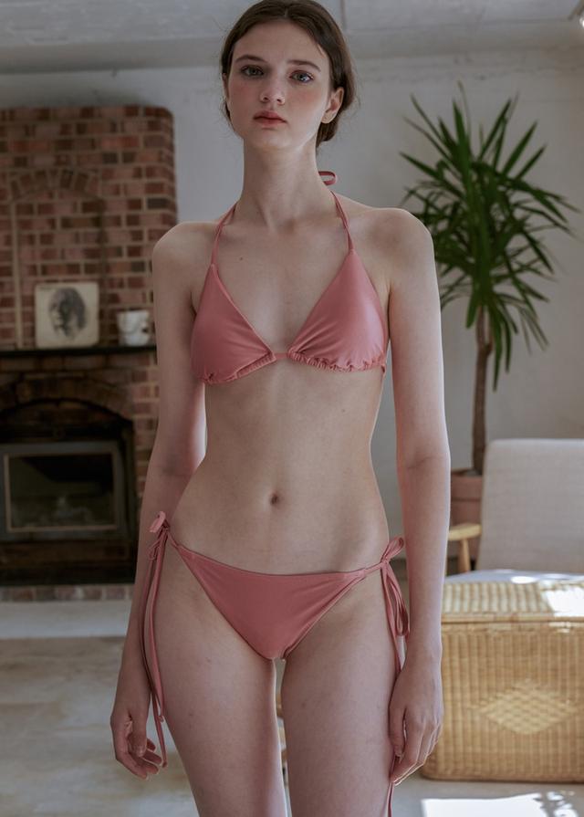 string bikini top_pink