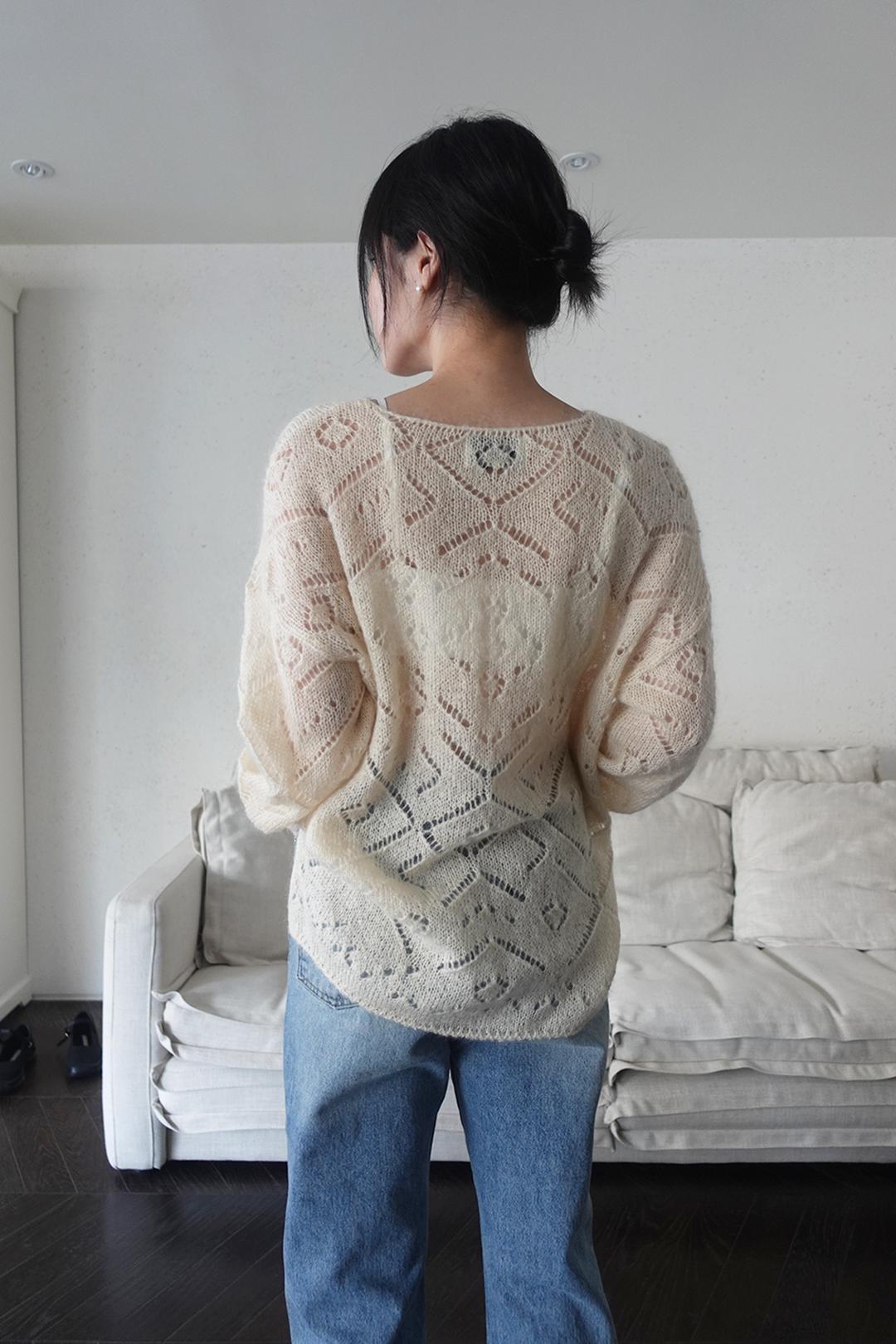 Crochet vintage knit