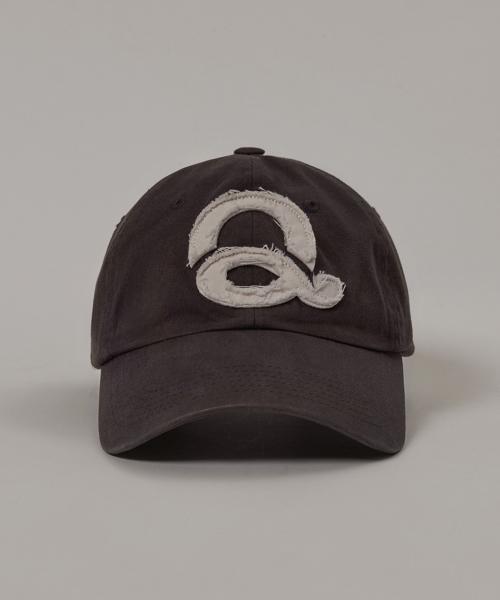 Washed Logo Ball Cap (Brown/White)