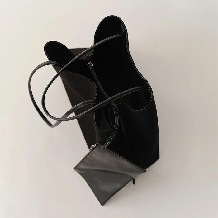 Margo Tote Bag Black (Cotton Canvas)