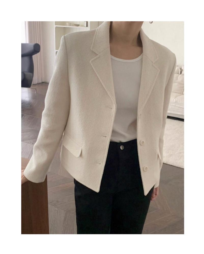 [SALE/당일] Monique 모니크 퓨어 울 트위드 자켓 (2colors) 블랙 당일발송