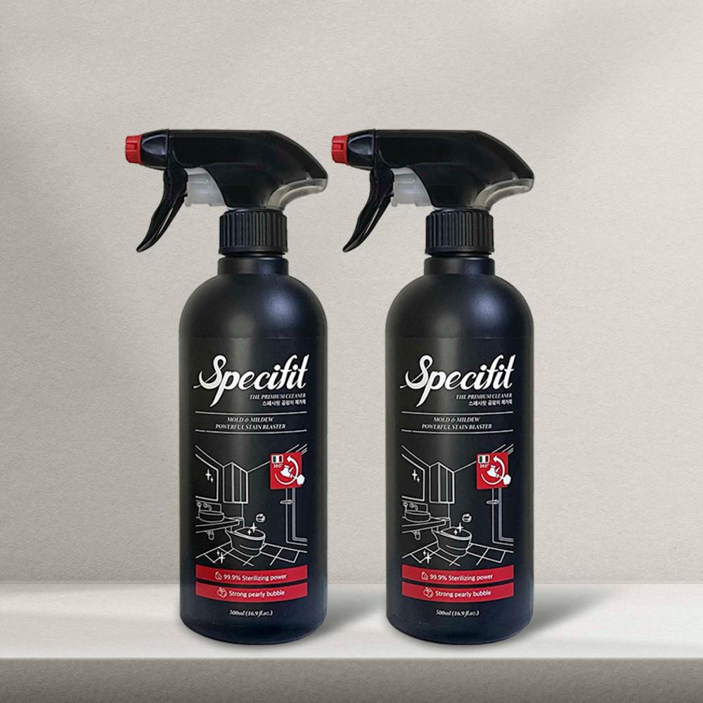 1+1 스페시핏 곰팡이제거제 벽 벽지 화장실 베란다 욕실 제거 500ml