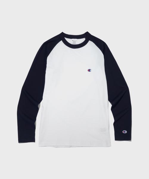 챔피온(CHAMPION)  C로고 나그랑 긴팔 티셔츠 Normal Navy - 사이즈 & 후기 | 무신사