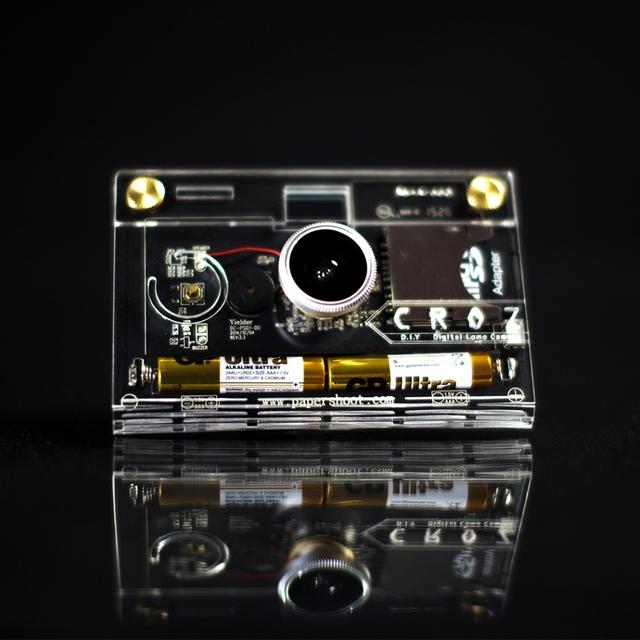 Paper Shoot｜CROZ VANGUARDCAMERA（クリア・透明・本体＋カバーセット）1,800万画素 ペーパーシュート トイカメラ 公式商品・正規輸入商品