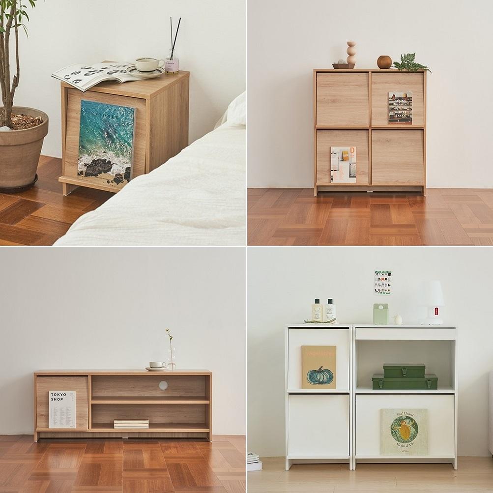 [모노폴리오] 헤이 매거진랙 다용도 수납장 인테리어 장식장