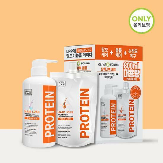박준뷰티랩 헤어로스 LPP 트리트먼트 (500ml+300ml) (탈모증상완화)