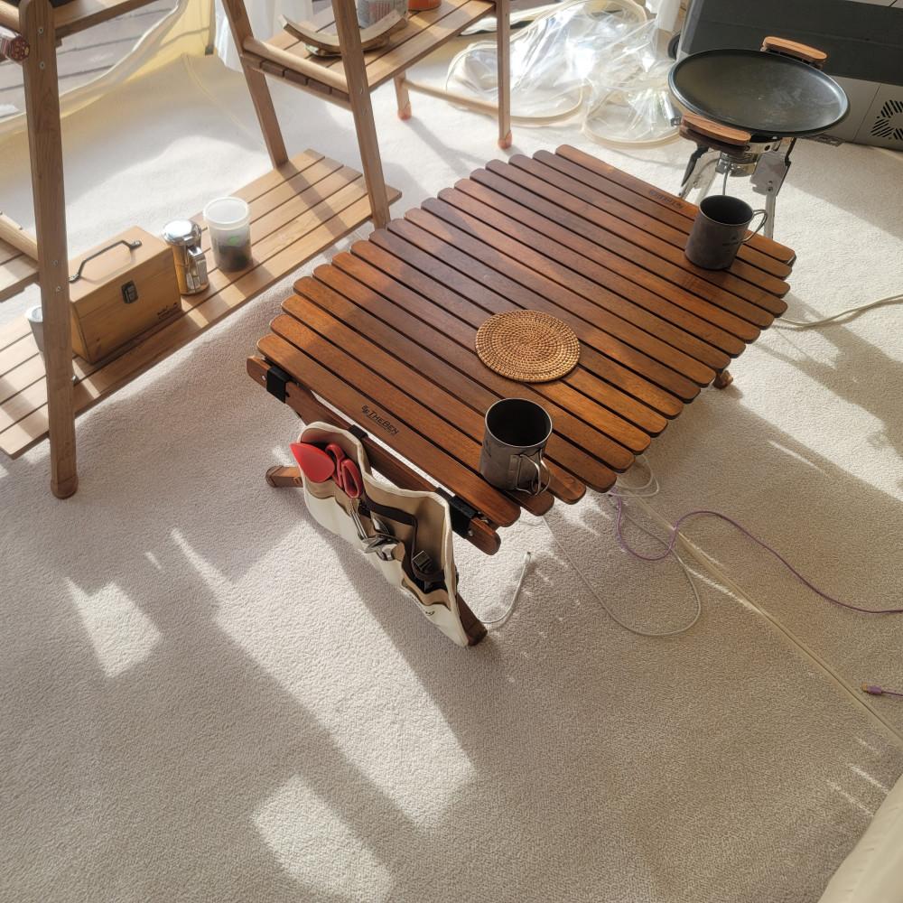 더이든 네이처하이크 빌리지13 호환 캠핑카페트 텐트러그 하프