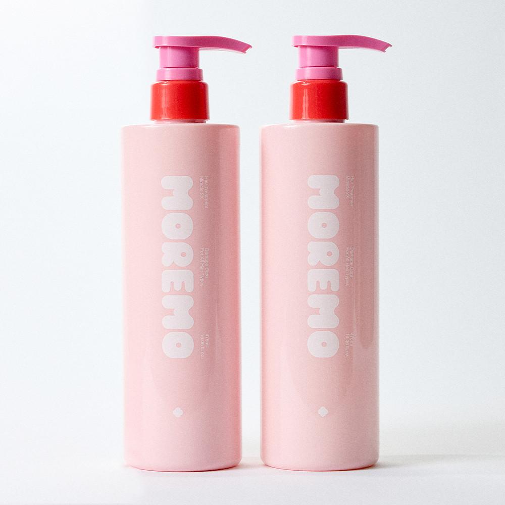 NEW 모레모 단백질 헤어팩 트리트먼트 미라클 2X 더블세트 480ml 2개 (투엑스 샴푸 100ml & 헤어팩 60ml 추가 증정)