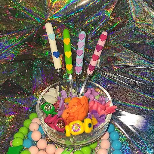 Love Bomb ! 디저트용 티스푼 티포크 1P