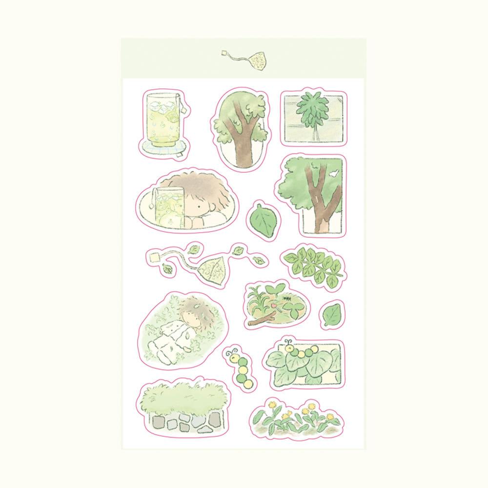 [하미네] 초록을 우리다 스티커