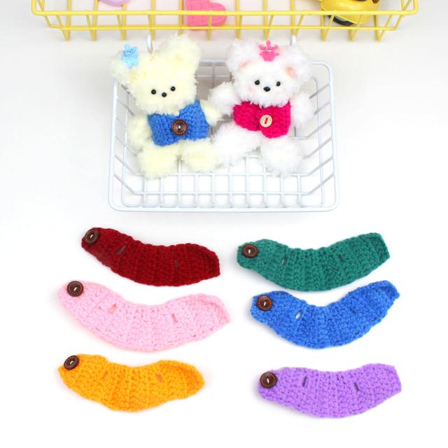 모루인형옷 코바늘 조끼 솜 인형 옷 소품 5cm 7cm 10cm