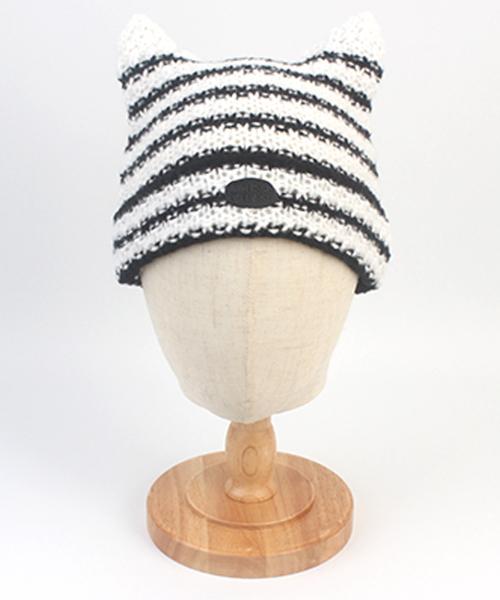 유니버셜 케미스트리(UNIVERSAL CHEMISTRY)  Cat Knit Stripe Beanie 고양이비니 - 사이즈 & 후기 | 무신사