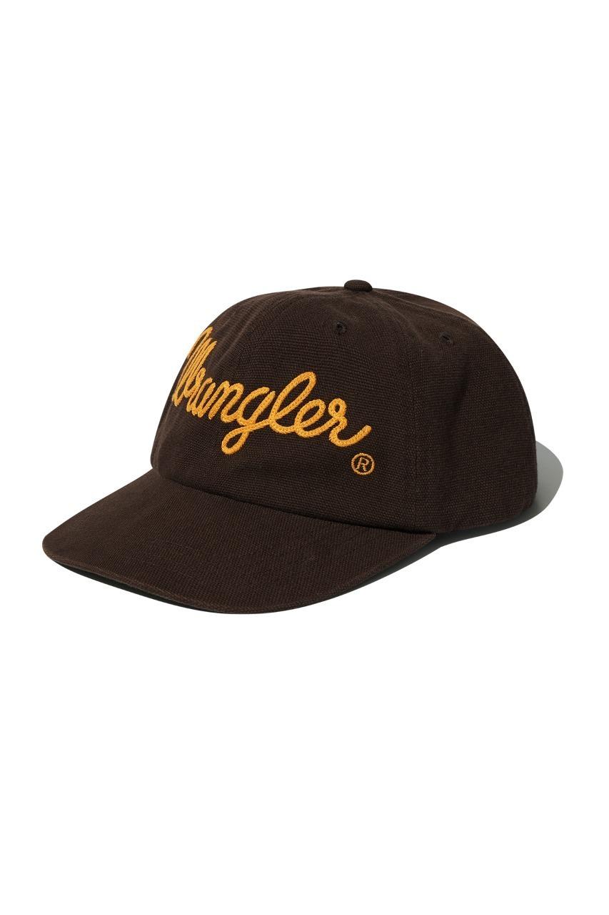 Rope Logo Chain Stitch Cap Brown