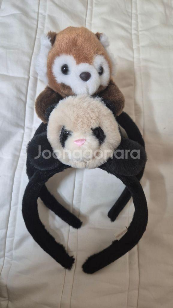 에버랜드 판다/ 레서판다 머리띠