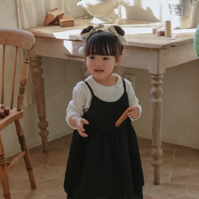 쪼꼬미는 지금 호텔 조식중 - 유아 캉캉 원피스