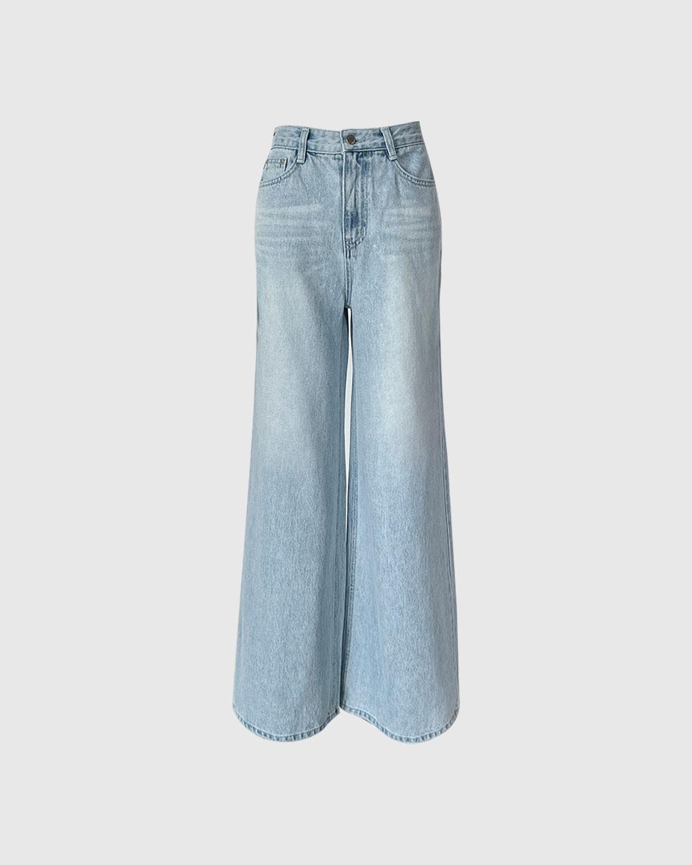 24SS 울림 와이드 아이스 데님