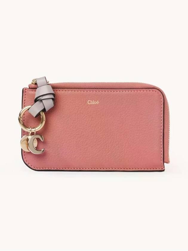 끌로에 그레인드 레더 알파벳 카드 및 코인 홀더 CHC21WP716F579O0