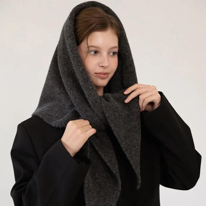 [29CM 단독]오버사이즈 울 블랜드 트라이앵글 머플러 MF8220 4컬러