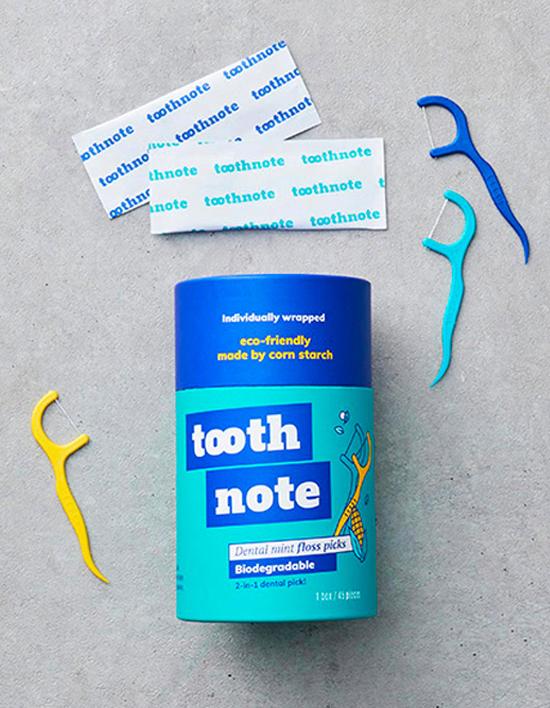 [투스노트] 덴탈 민트 휴대용 치실 45개입