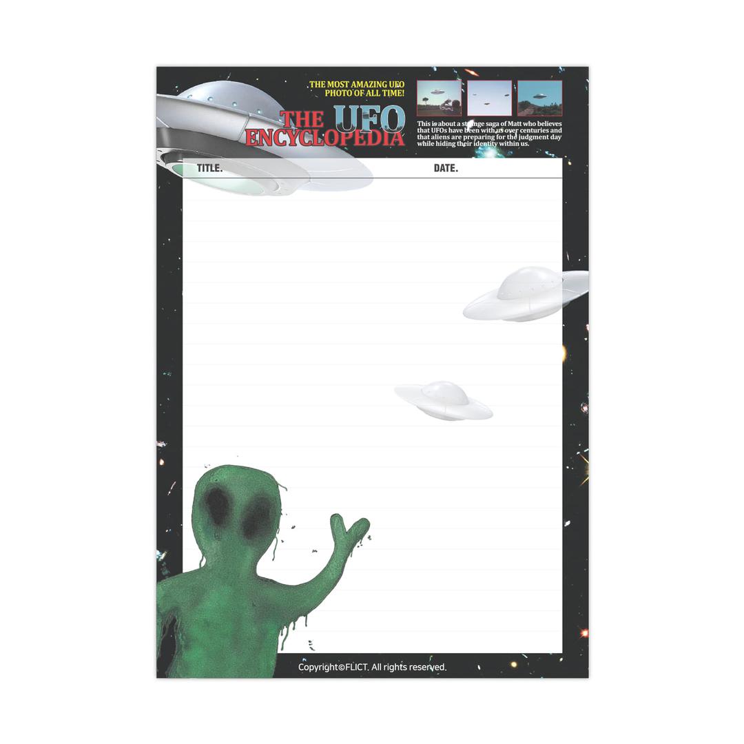 한밤중의 U.F.O 빅 메모패드