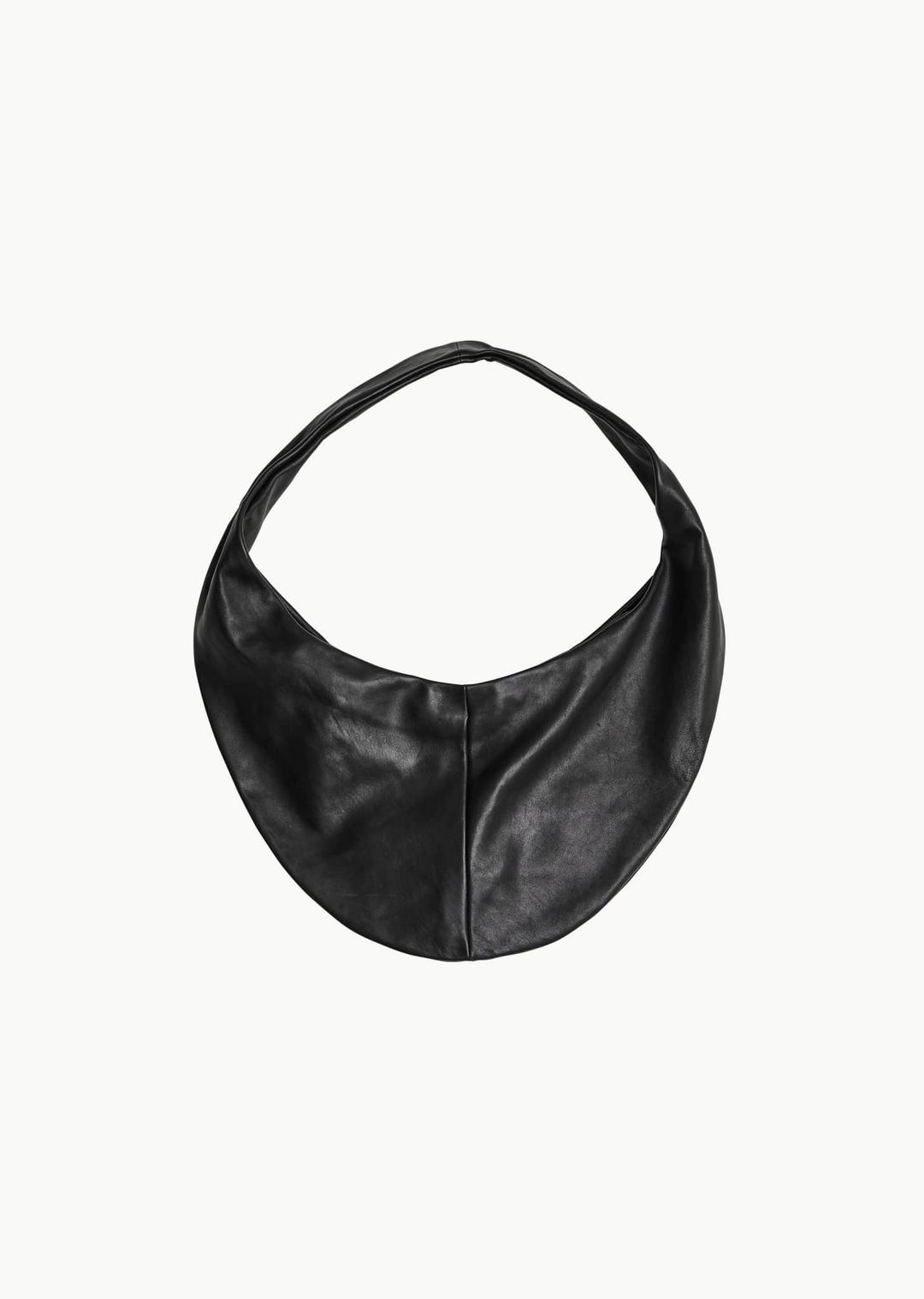 no.250 leather crossed bag, black
