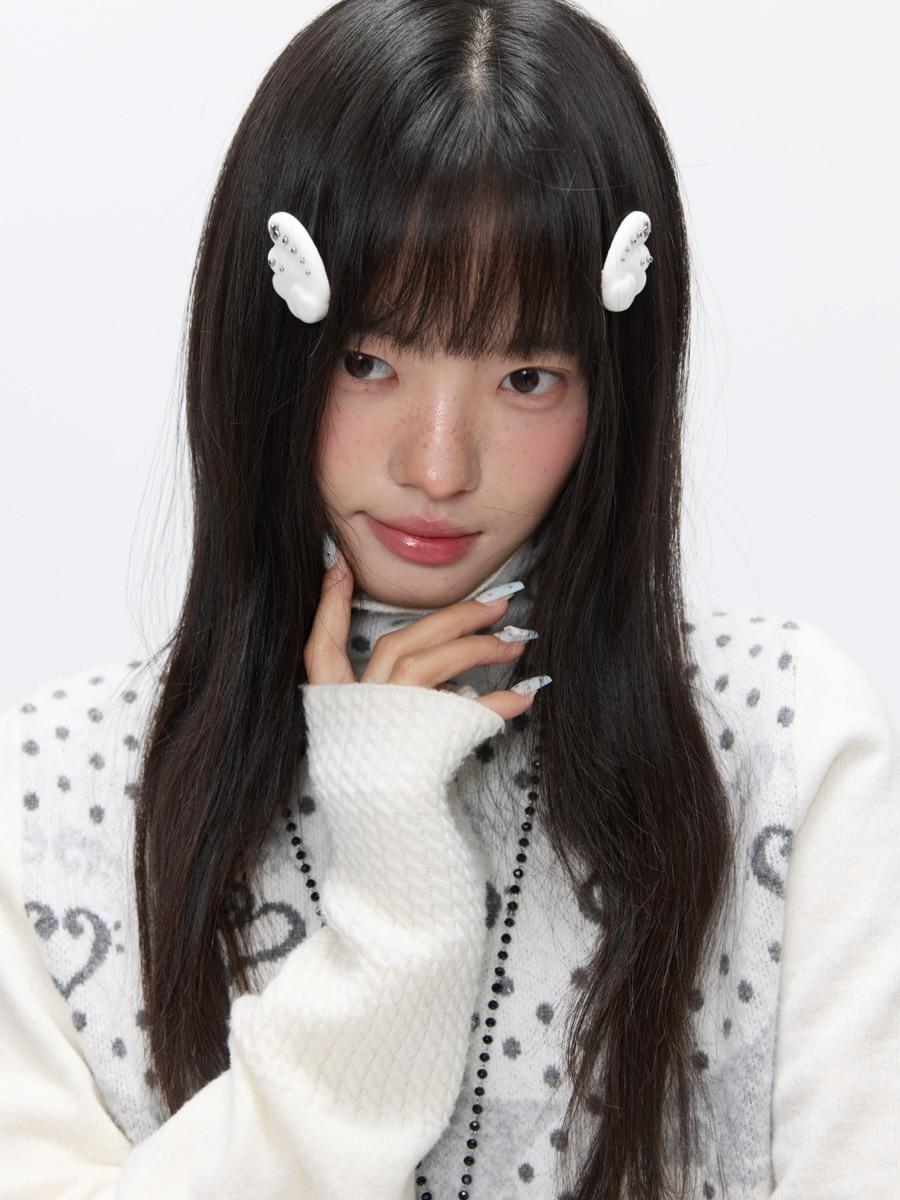 BETWEENAND Cloud Wing Flock Hairpin