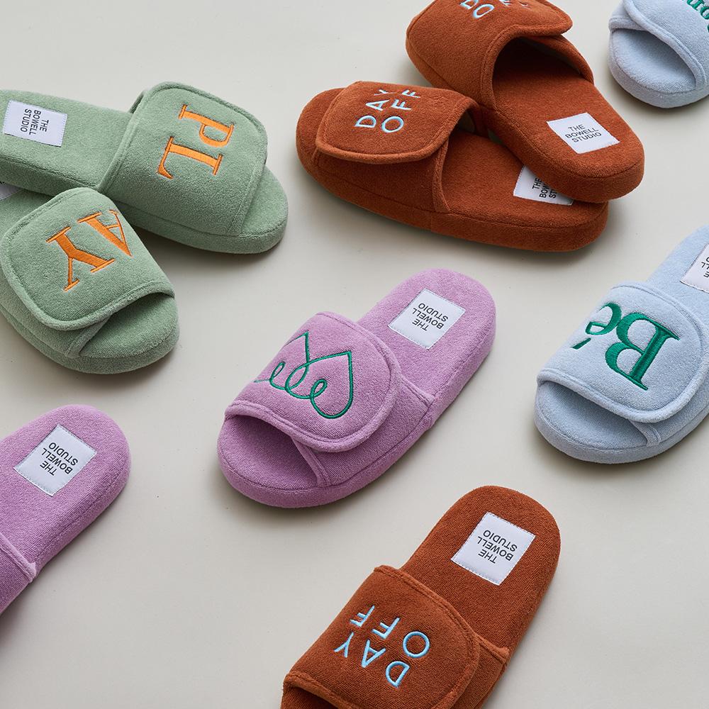 [BWTZ] 테리 벨크로 메모리폼 실내화 층간소음 슬리퍼 (여성용 남성용빅사이즈)