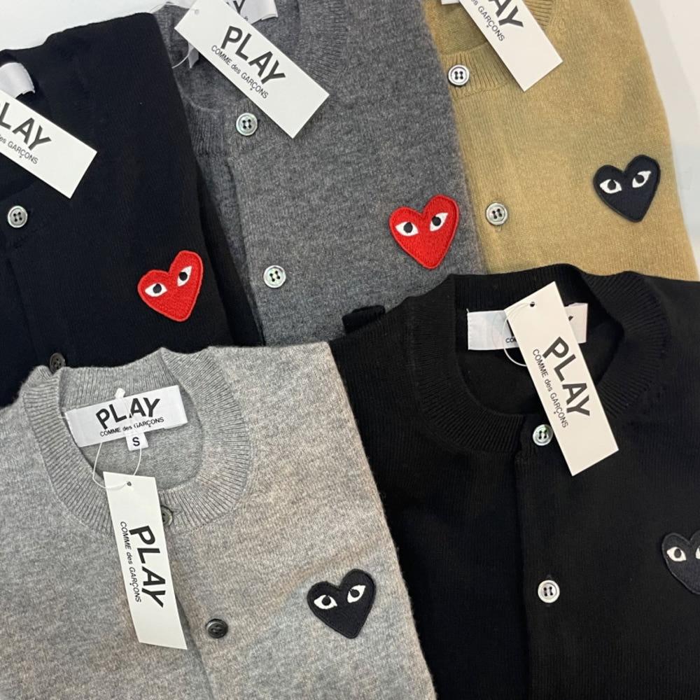 꼼데가르송 꼼데 가디건 여성 남성 니트