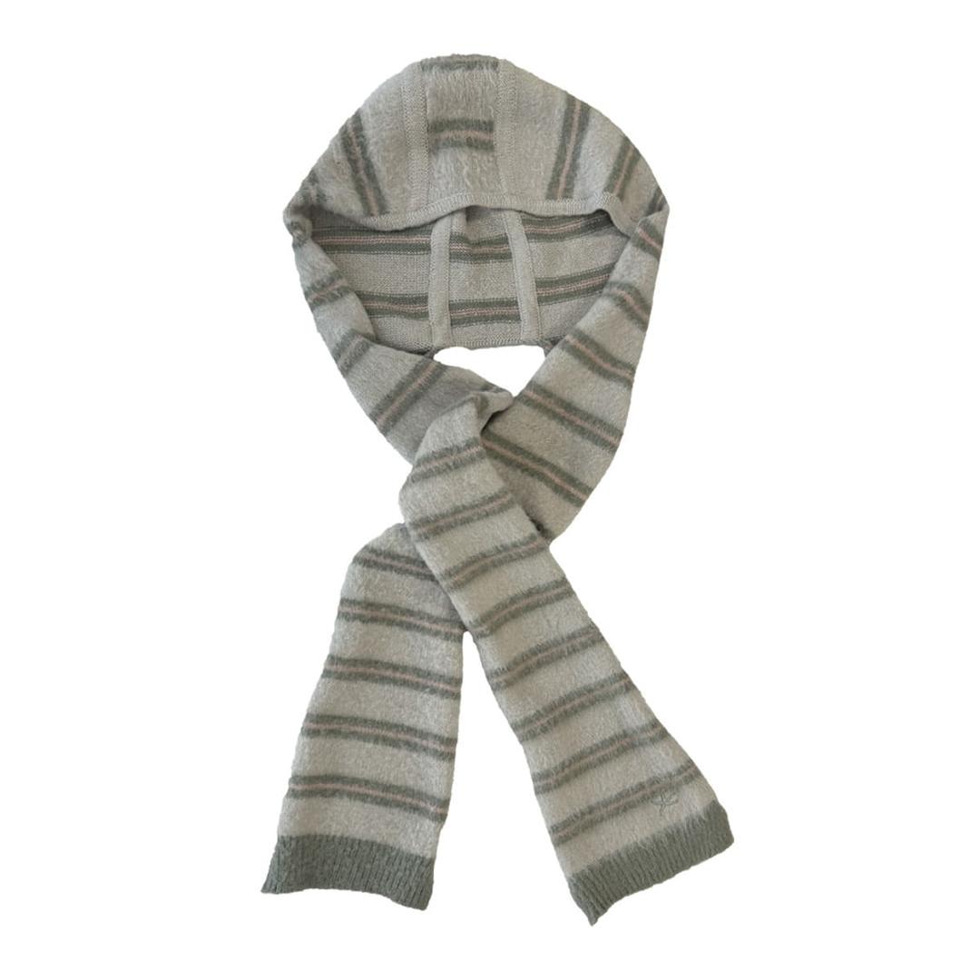 TCM mohair hood muffler (beige)